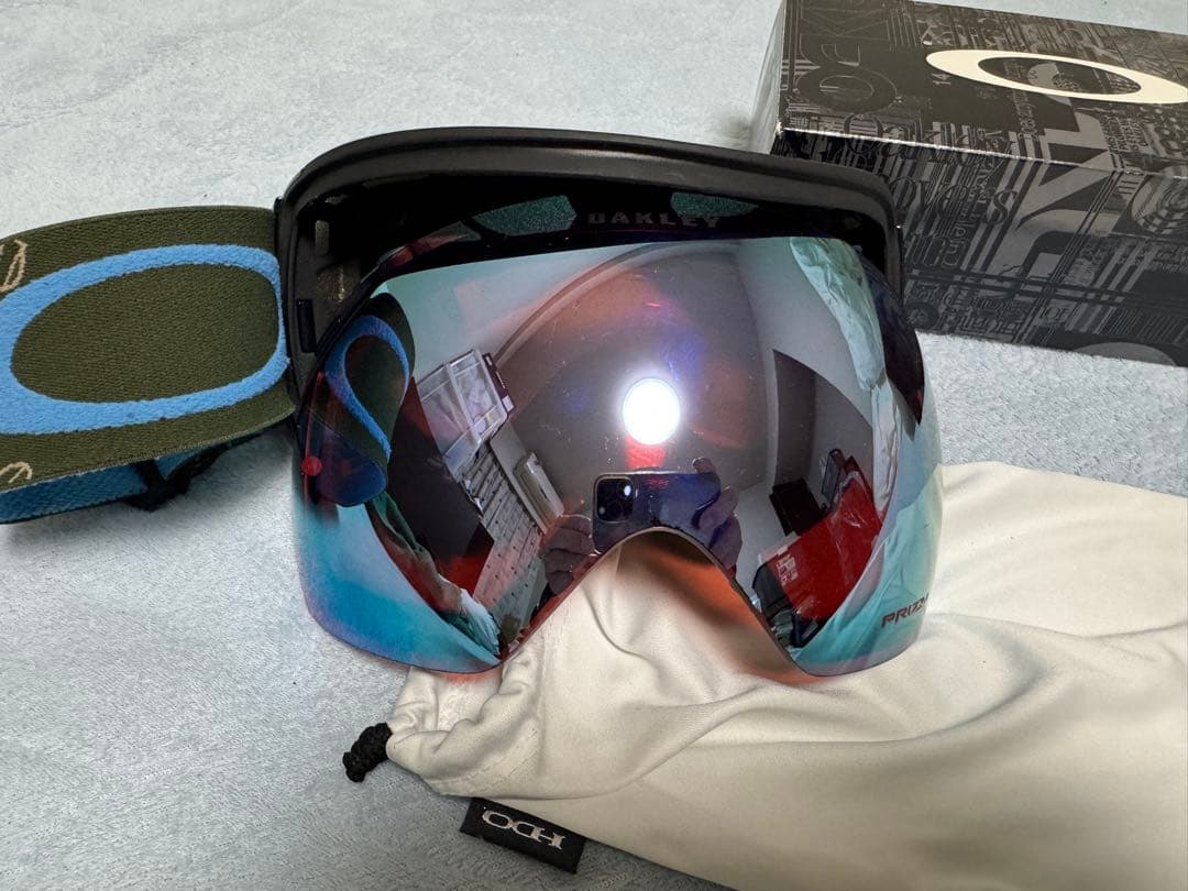 値下　Oakley ゴーグル XLプリズムミラーレンズ　ジャンク