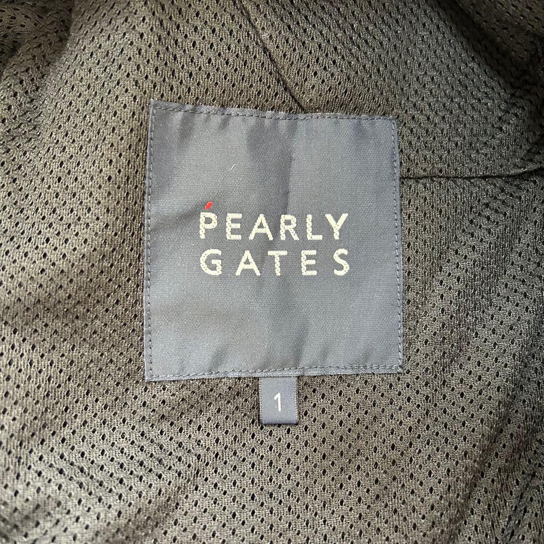 新品　パーリーゲイツ　ワンピース　中綿　ネイビー　フーディ　防寒　サイズ1