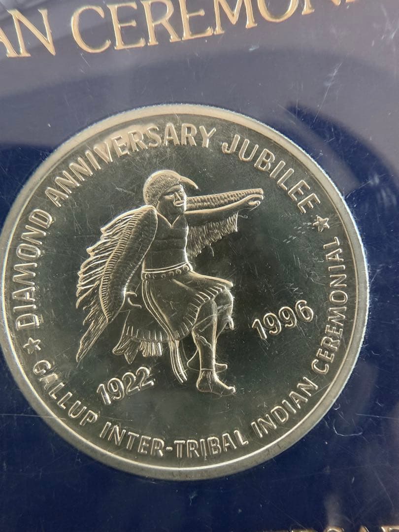 1996年ギャラップインディアン セレモニー記念銀31.5g