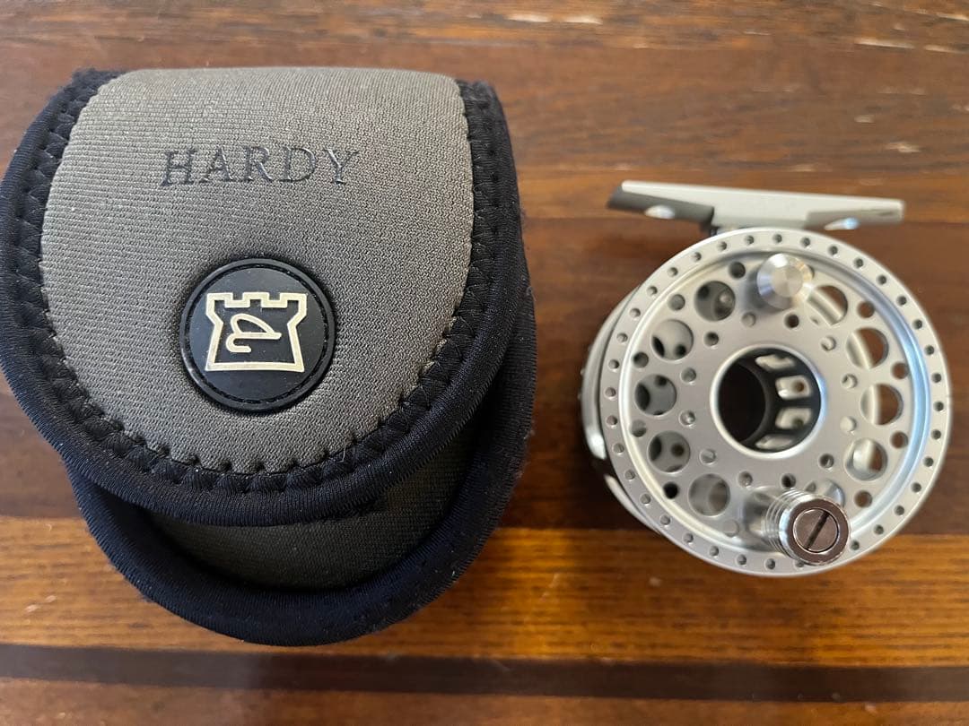 HARDY MARKSMAN 2/3 フライリール ケース付き