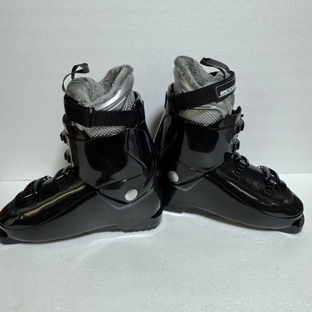 未使用REDXAMスキー ブーツ 28cm黒色初心者格安処分エントリー軽量モデル