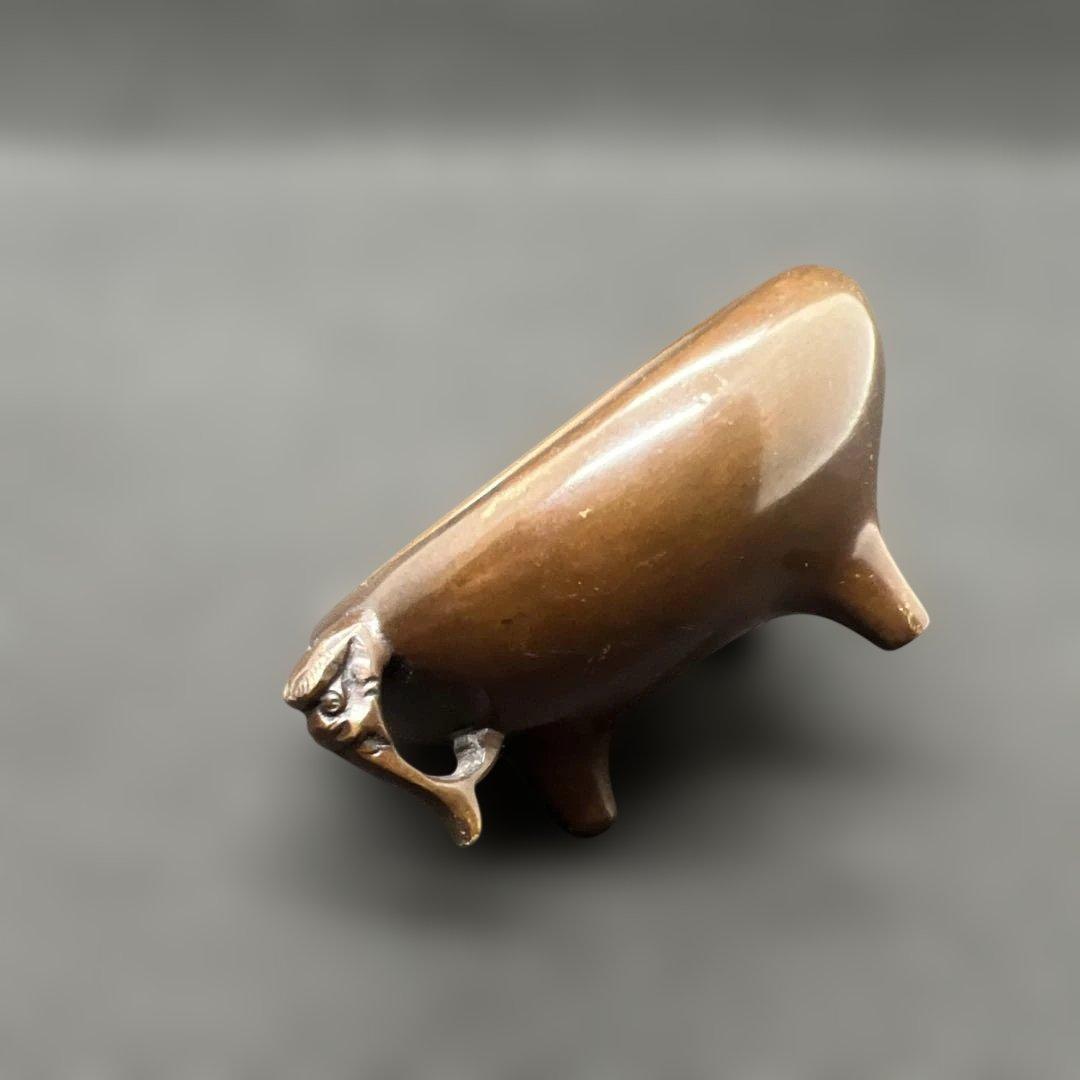 精銅製時代香炉　ハンドメイド　香道具　金属工芸