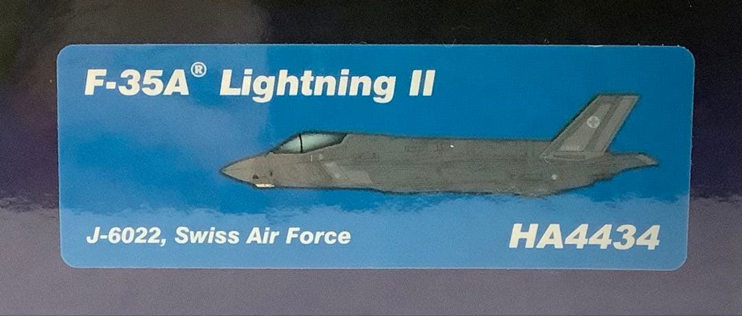 【本体未開封】HOBBY MASTER F-35A ライトニングⅡ スイス空軍