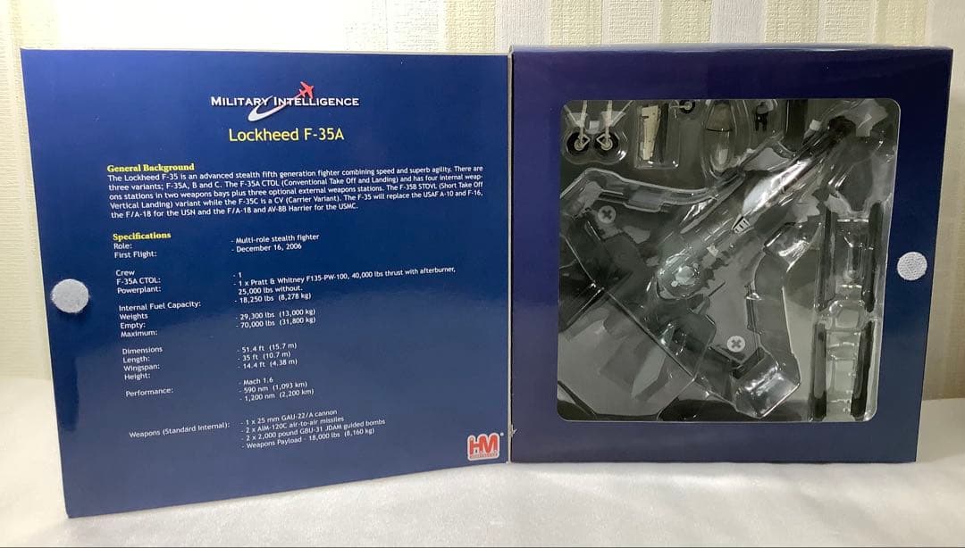 【本体未開封】HOBBY MASTER F-35A ライトニングⅡ スイス空軍