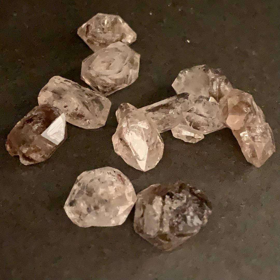 ペトロレアムクォーツ(特大)5個セットx-1/蛍光水晶