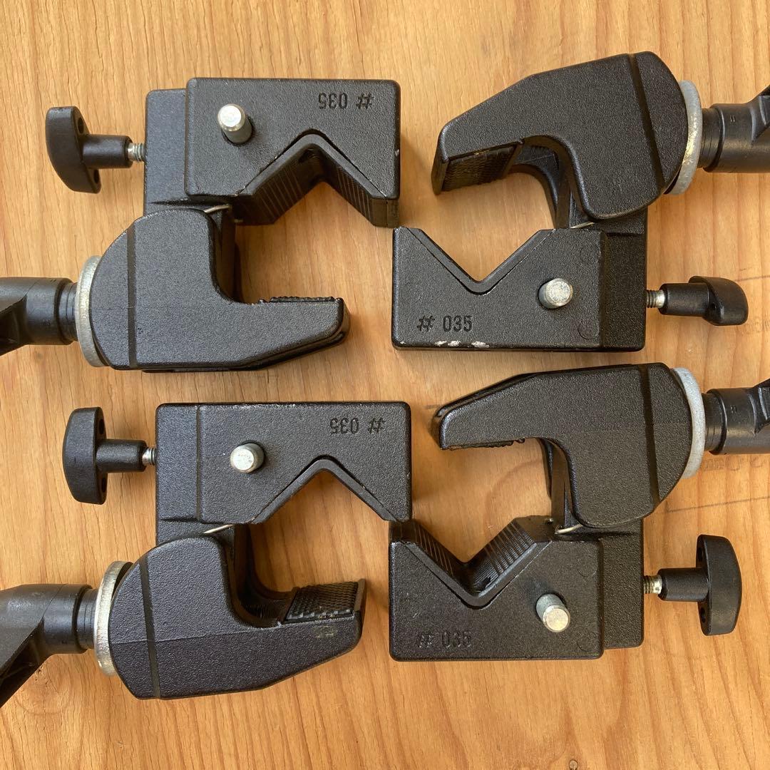 罪なきカヌレさまManfrotto 035スーパークランプ4個+ダボ2個セット