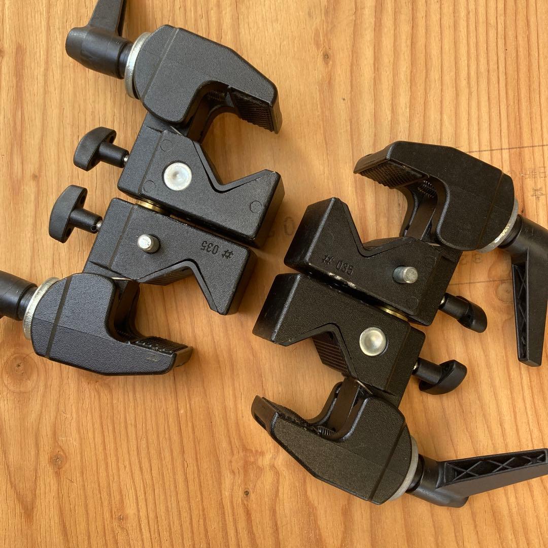 罪なきカヌレさまManfrotto 035スーパークランプ4個+ダボ2個セット