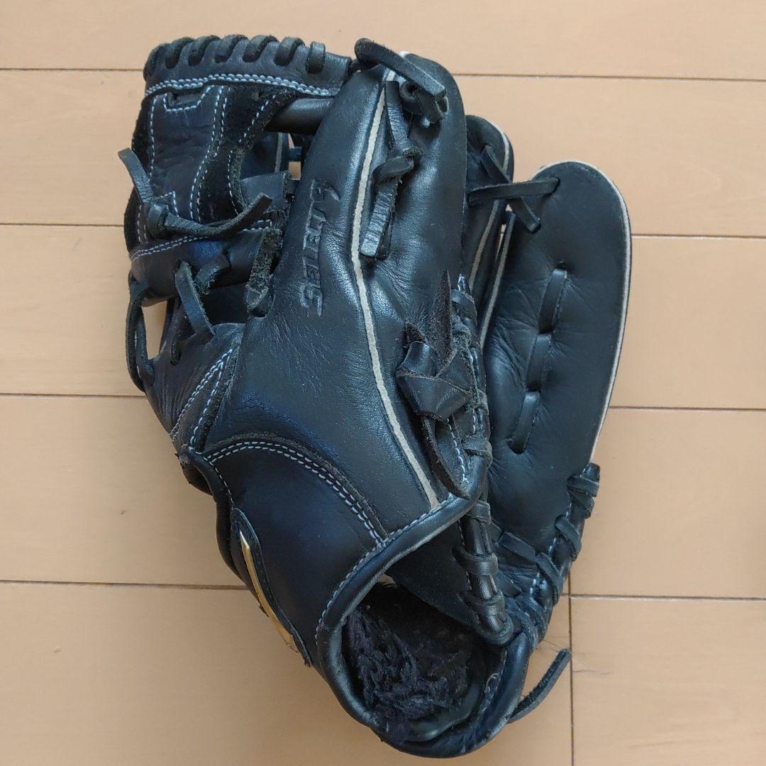 美品 ミズノ グローブ セレクト9 軟式少年野球 子ども 小学生 右きき用