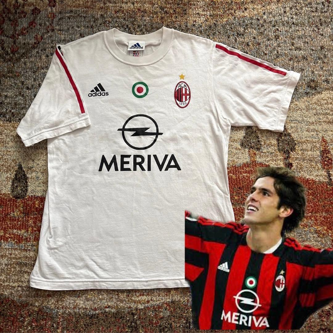 【正規】03/04　ACミラン　カカ　サッカー　Tシャツ　ユニフォーム　00s