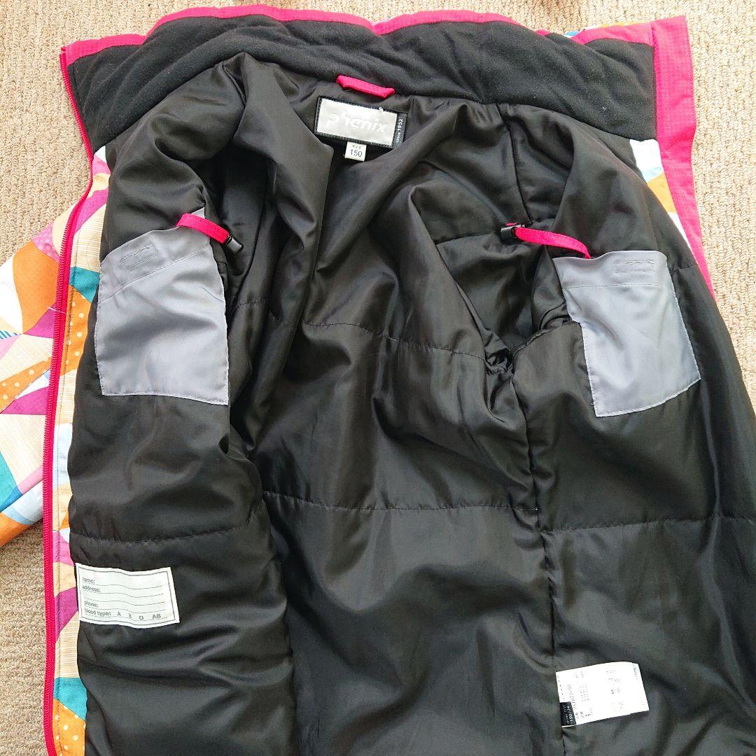 ⏹️フェニックスPHENIXスキーウェア上下セット女の子150cmボードウエア