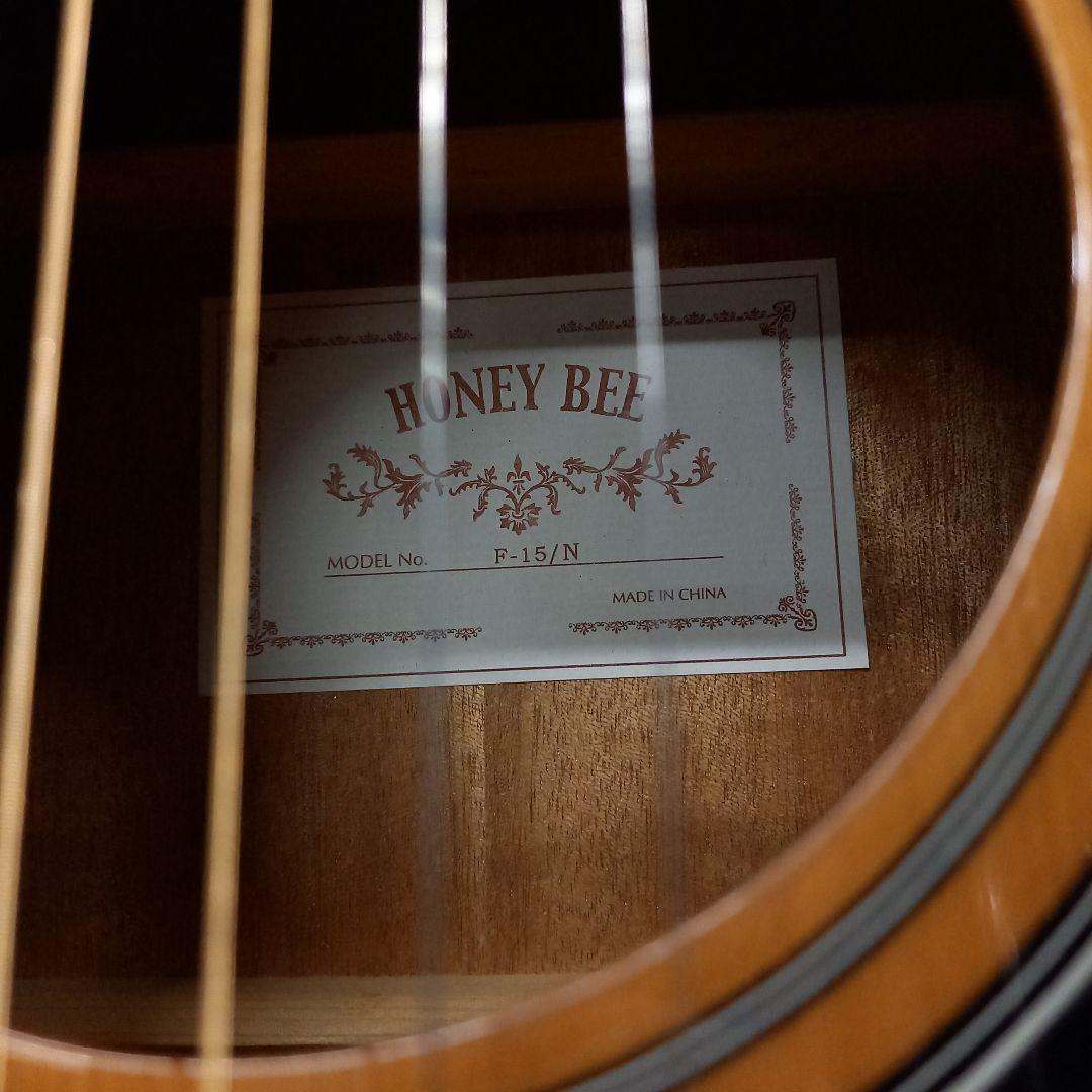 メンテ済◎HONEY BEE アコースティックギター F-15/N ナチュラル