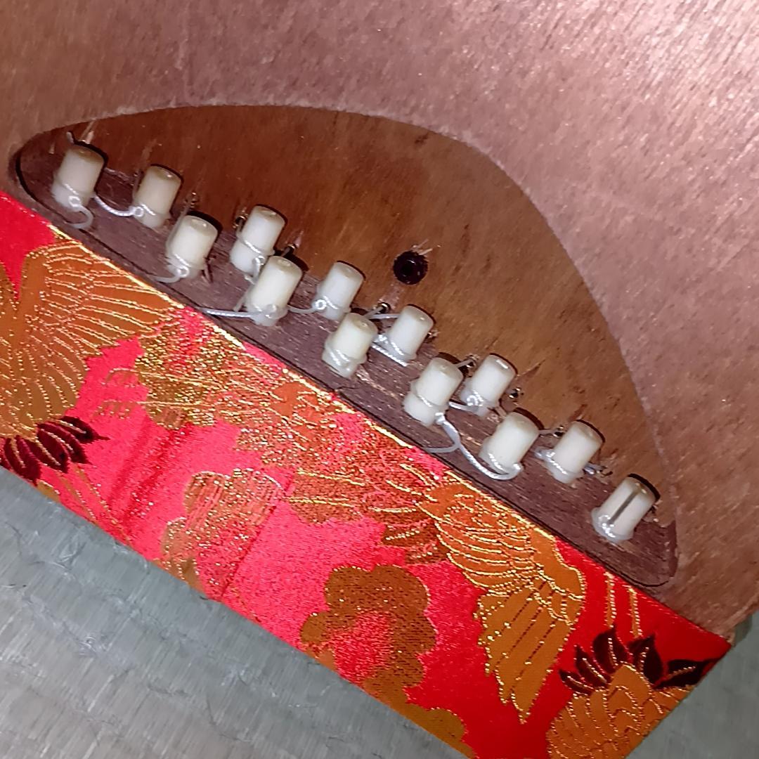 【レア】だれでも弾ける 高級三尺琴 弾龍　短琴　13弦　ミニ琴