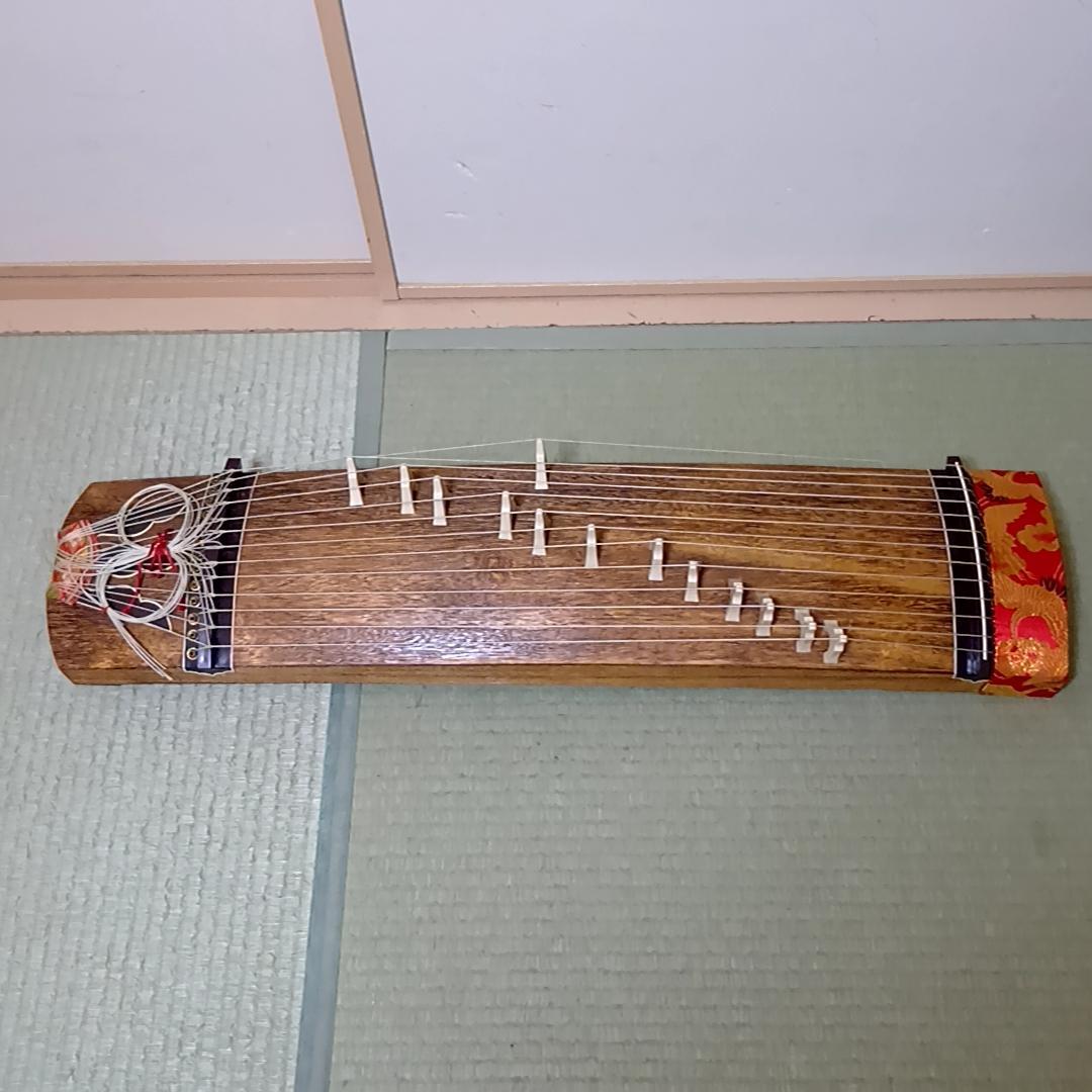 【レア】だれでも弾ける 高級三尺琴 弾龍　短琴　13弦　ミニ琴