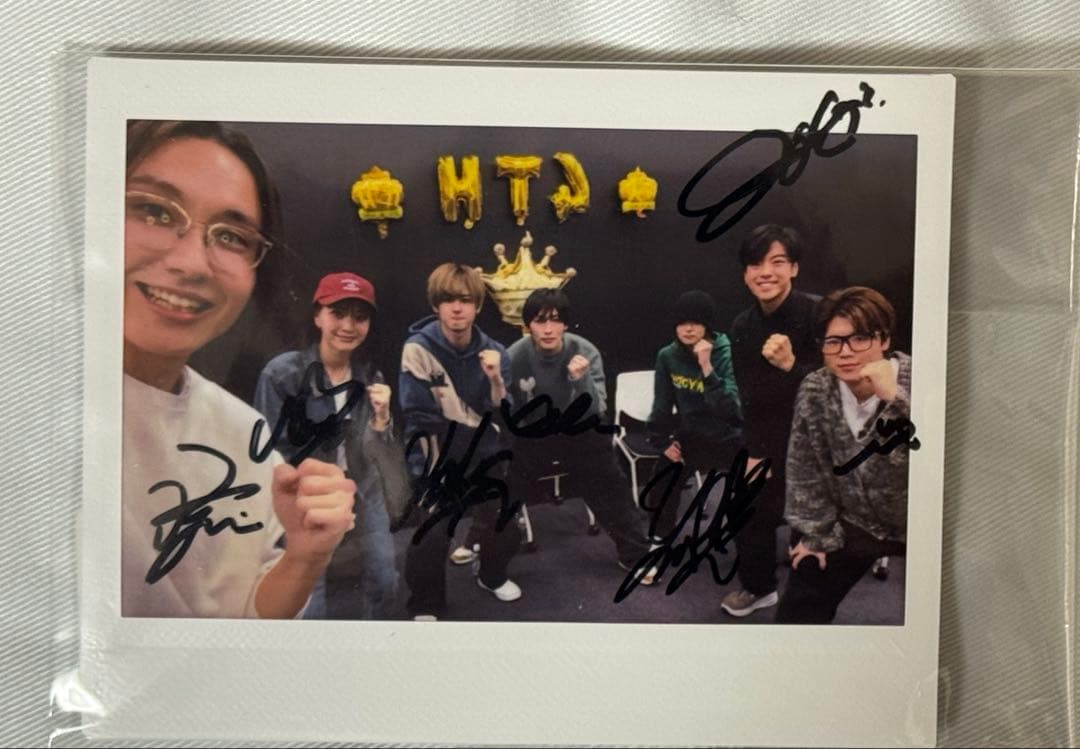 GENIC 直筆サイン　ワイドチェキ