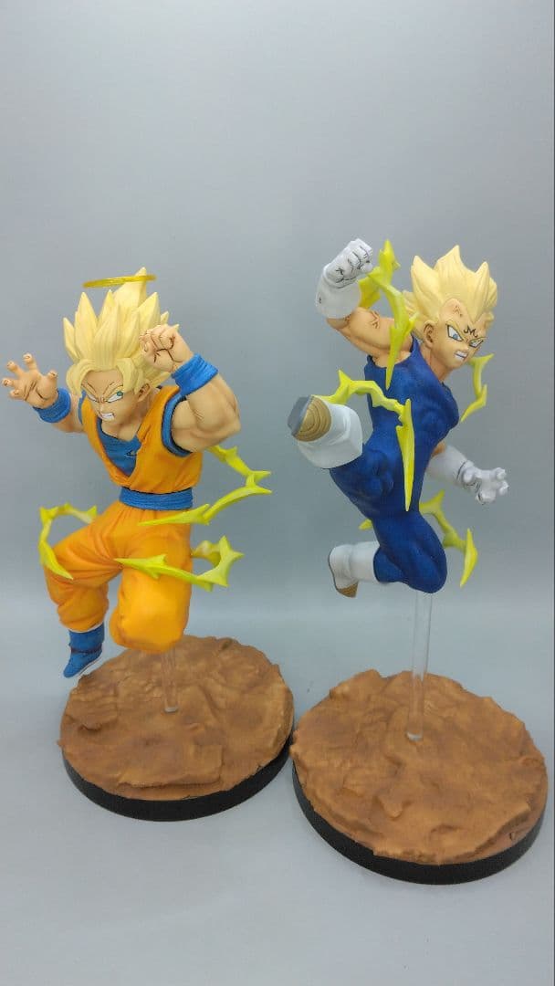 ドラゴンボールフィギュア　孫悟空　ベジータ　リペイント