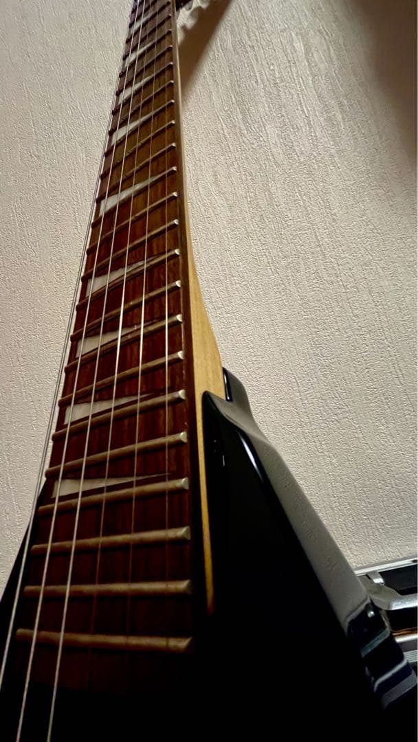 Jackson KING-V Floyd Rose　ジャクソン フライングV 黒