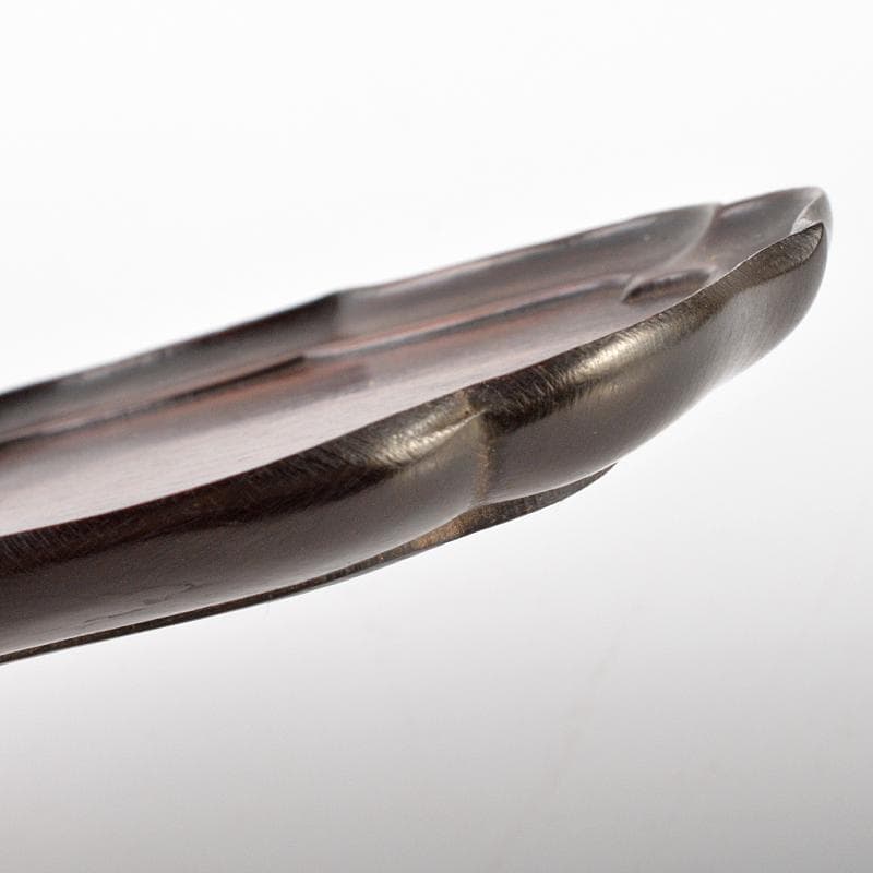 中国　唐木紫檀製　茶托　小皿　五客　V　R6622E