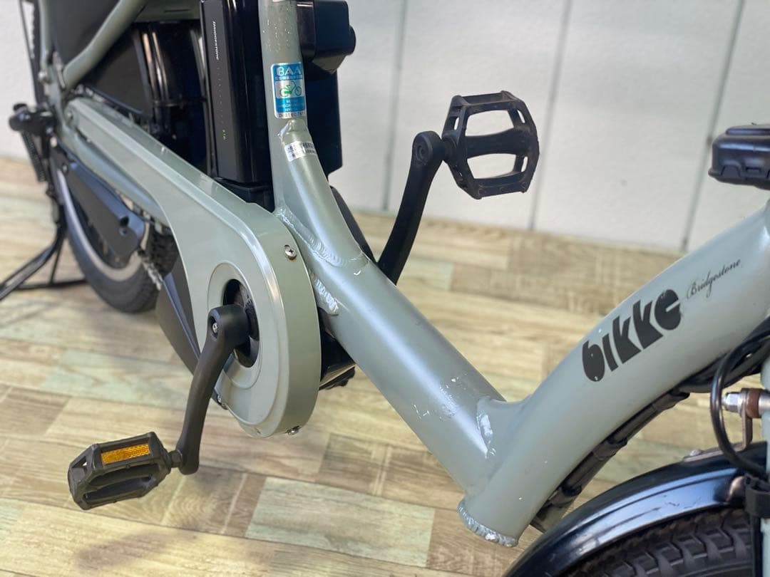 3061ブリヂストン8.7アンペア3人乗り対応子供乗せ　電動アシスト自転車