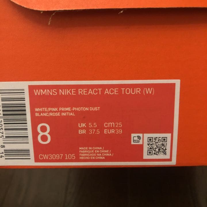 ナイキ　ゴルフ　リアクトエースツアー　ワイド　ウィメンズ　25cm