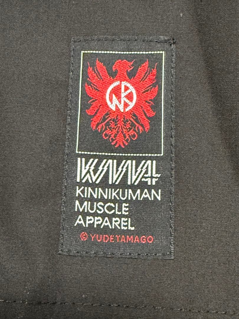 キン肉マン ウォーズマン ボウリングシャツ XXL ブラック KMAW-052