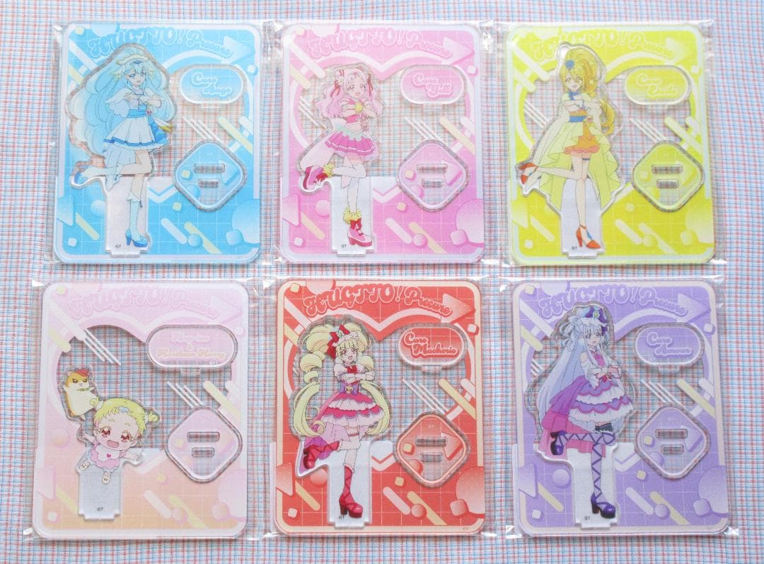 【未開封】HUGっと!プリキュア アクリルスタンドセット ラフォーレ原宿