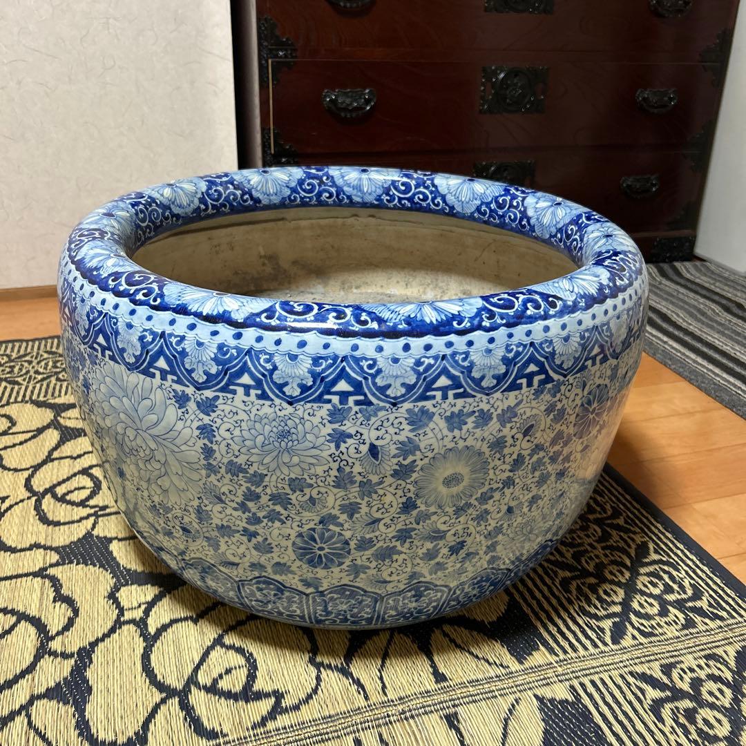 大型火鉢　火鉢　昭和レトロ　インテリア