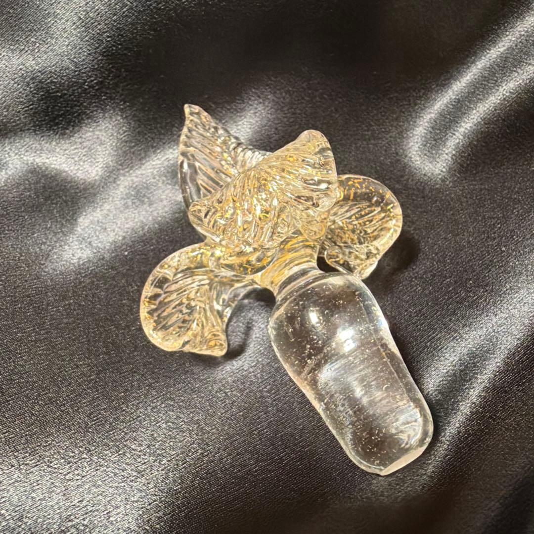 マ*ア様 ベネチアンガラス ムラーノガラス バラリン工房 八角形 香水瓶