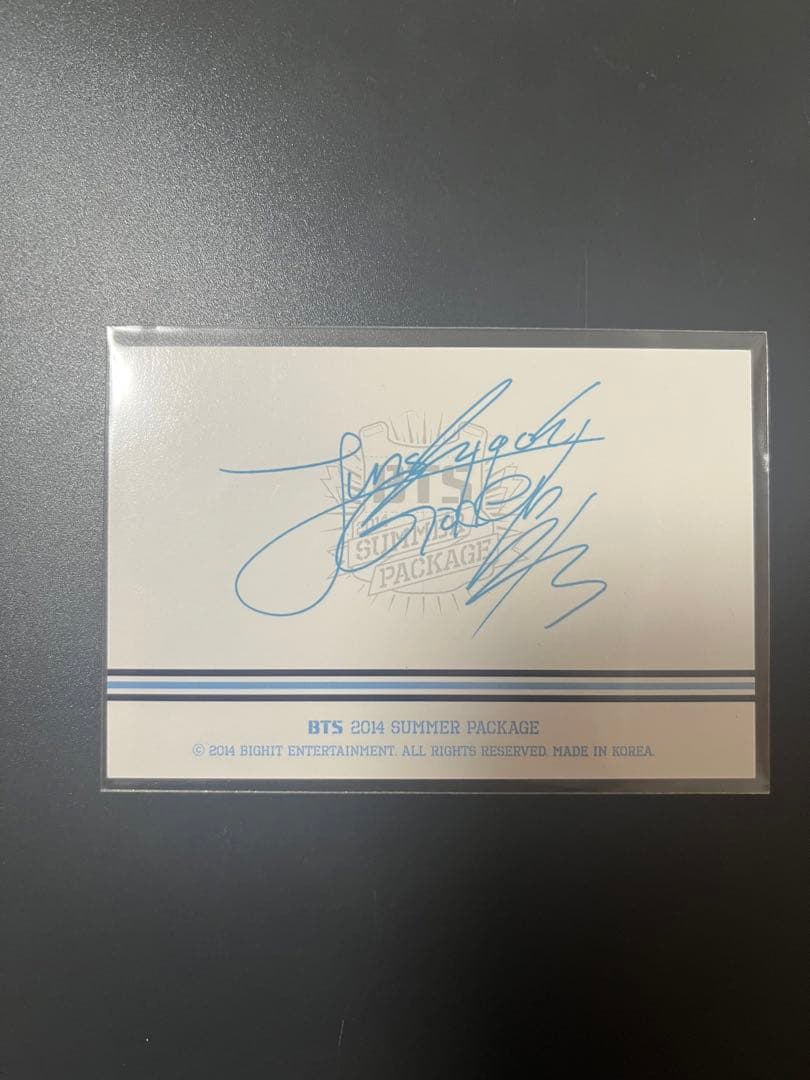 bts サマパケ 2014 トレカ フォト ジョングク JK 公式