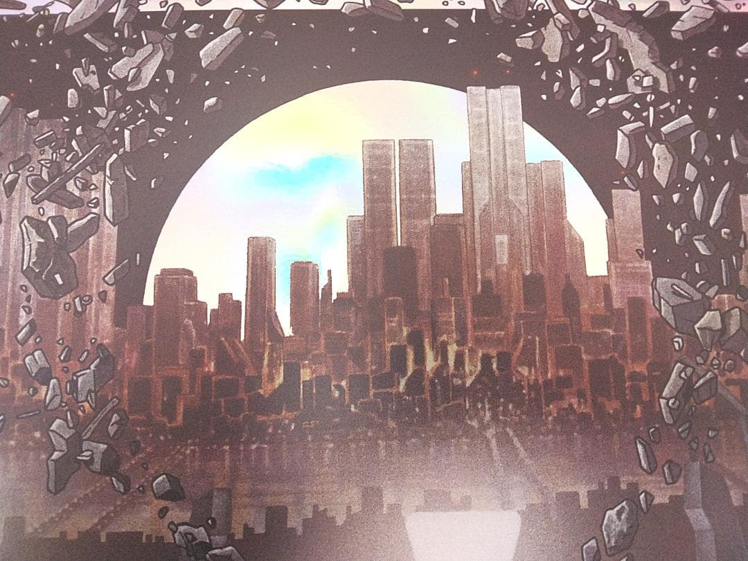 アキラ　AKIRA　大友克洋　ファインアートジクレープリント　レインボーフォイル