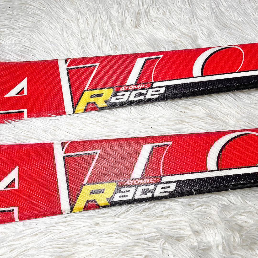 【良品】ATOMIC RACE 120 ジュニアスキー板 ビンディング付