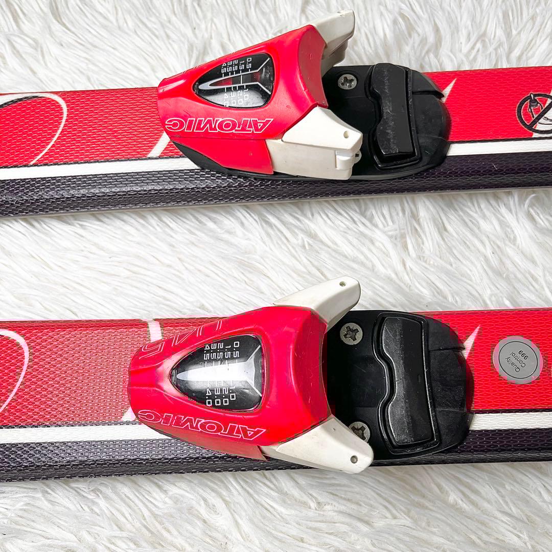 【良品】ATOMIC RACE 120 ジュニアスキー板 ビンディング付