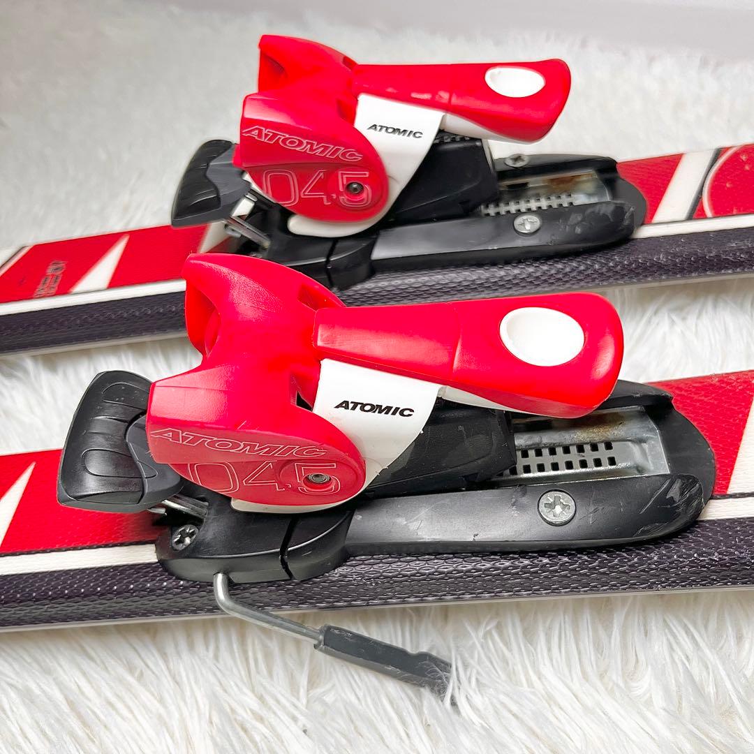 【良品】ATOMIC RACE 120 ジュニアスキー板 ビンディング付