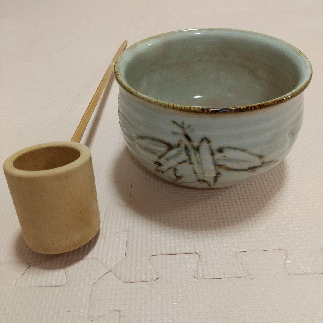 茶道具 建水 茶杓のセット 造り