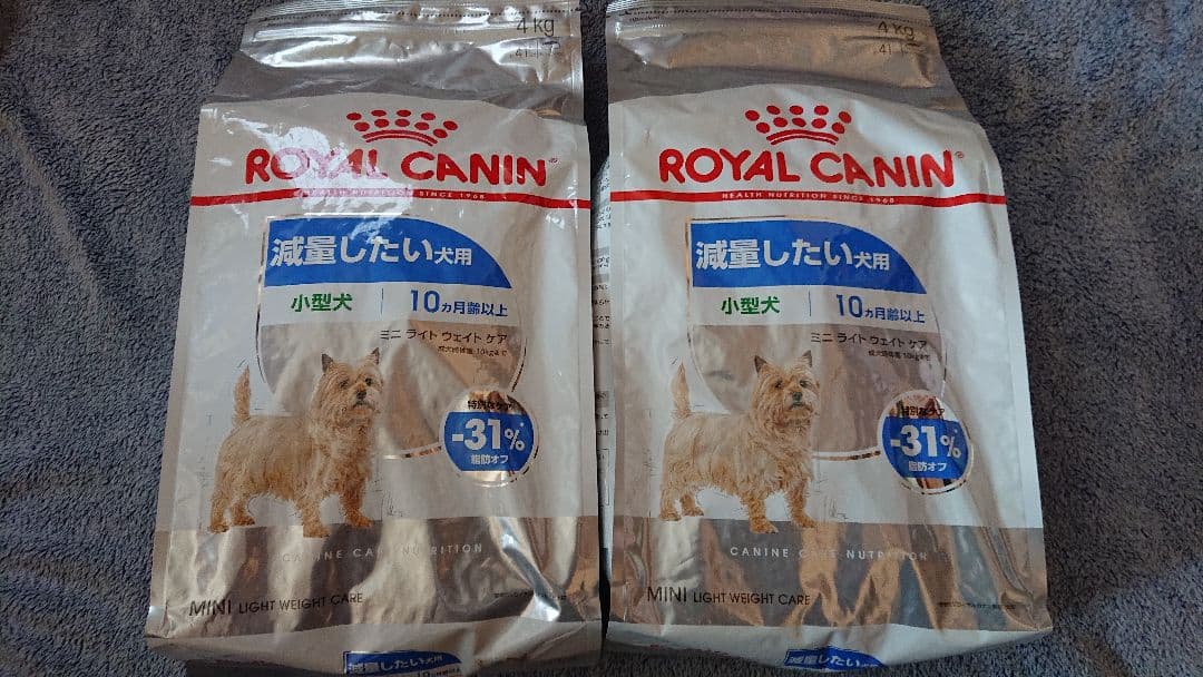 ロイヤルカナン ミニライト　ウェイトケア ４㎏×２ 計８㎏