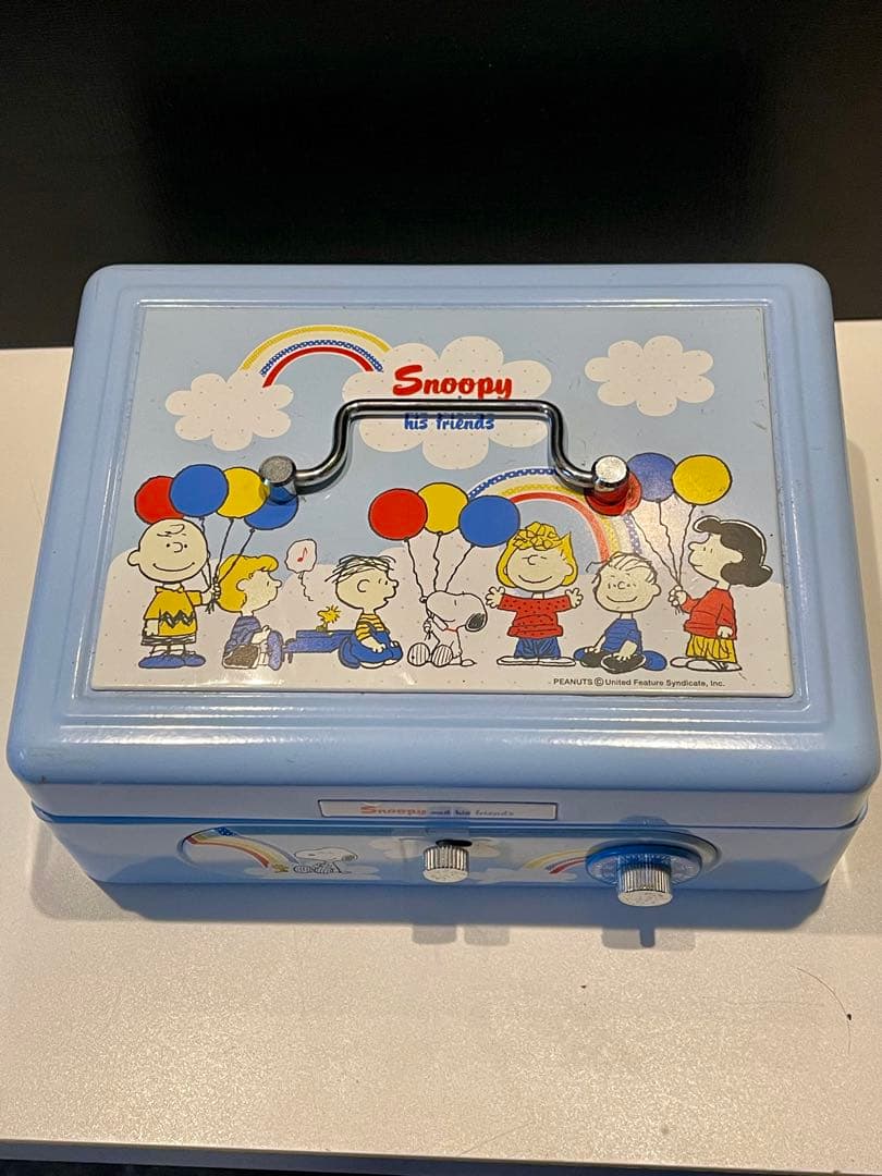 SNOOPY スヌーピー 手提げ金庫 キャッシュボックス サンリオ レトロ レア