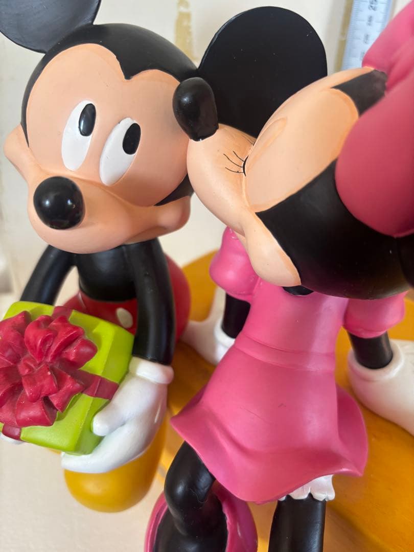 ディズニー　ミッキー ミニー　置物　フィギュア　特大　限定300