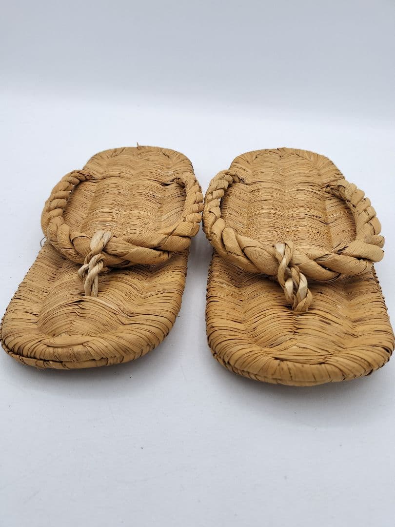 c651　露地草履 5客セット 紙箱 茶道具 古物 懐石 茶事