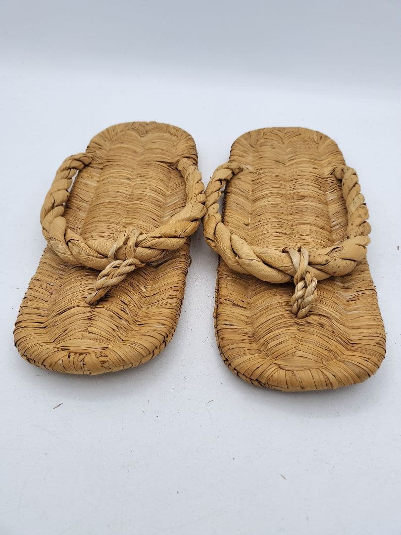 c651　露地草履 5客セット 紙箱 茶道具 古物 懐石 茶事