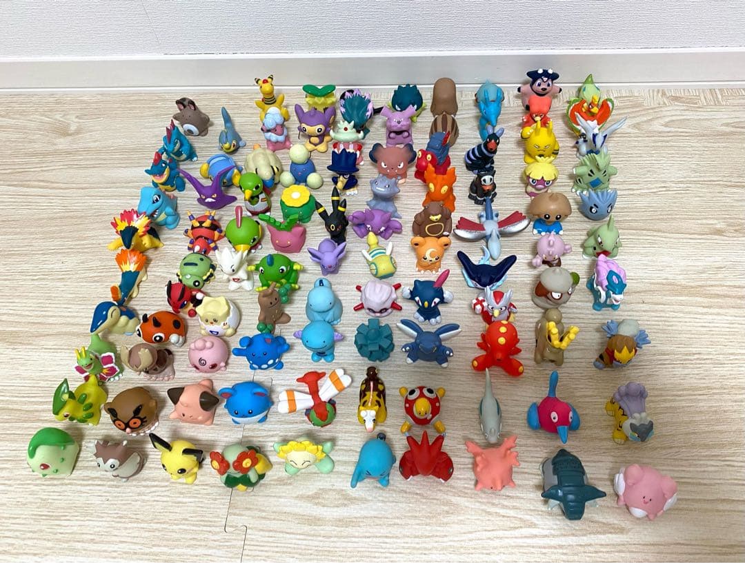 図鑑順 ポケットモンスター 指人形 ソフビ まとめ売り コンプリート 405体