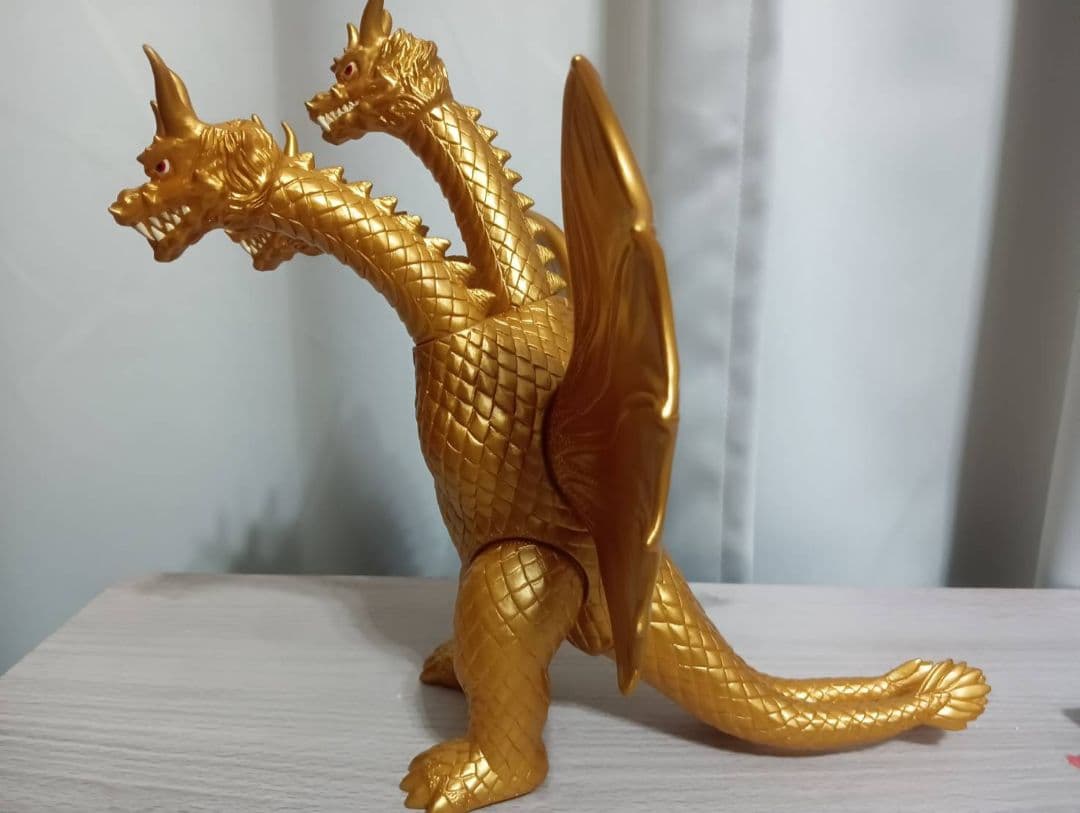 怪獣郷　キングギドラ　ソフビ　ゴジラ　2002　ブルマァク　M1号　マルサン