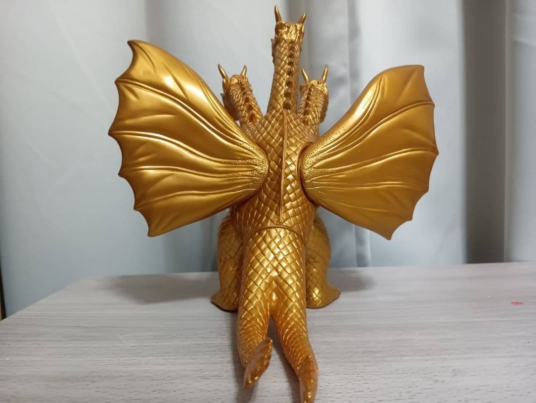 怪獣郷　キングギドラ　ソフビ　ゴジラ　2002　ブルマァク　M1号　マルサン