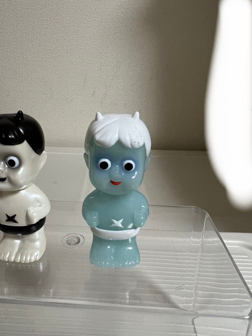 blackpearlsミニHAPY 、パールズ、蓄光、ソフビ　フィギュア