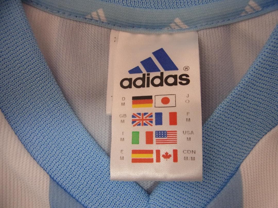アディダス 02/03（H）サッカー アルゼンチン代表 ユニフォーム M 未使用