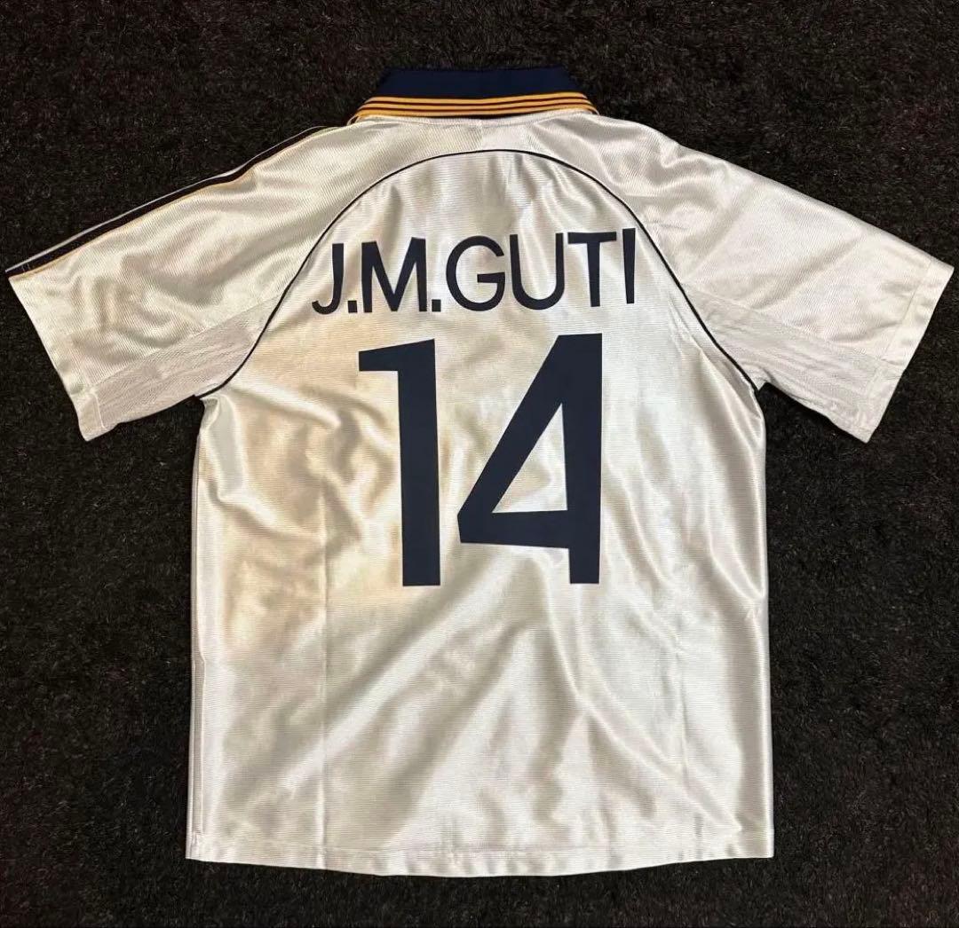正規品99/00 レアルマドリー　復刻　グティ　US規格:Mサイズ
