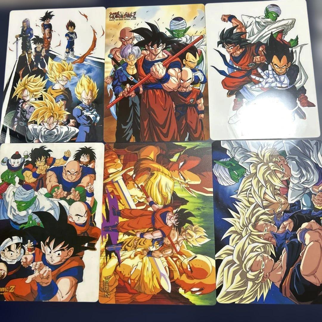 ドラゴンボールZ レトロ　下敷き　希少レア　ビンテージ　未使用品4品　6枚セット