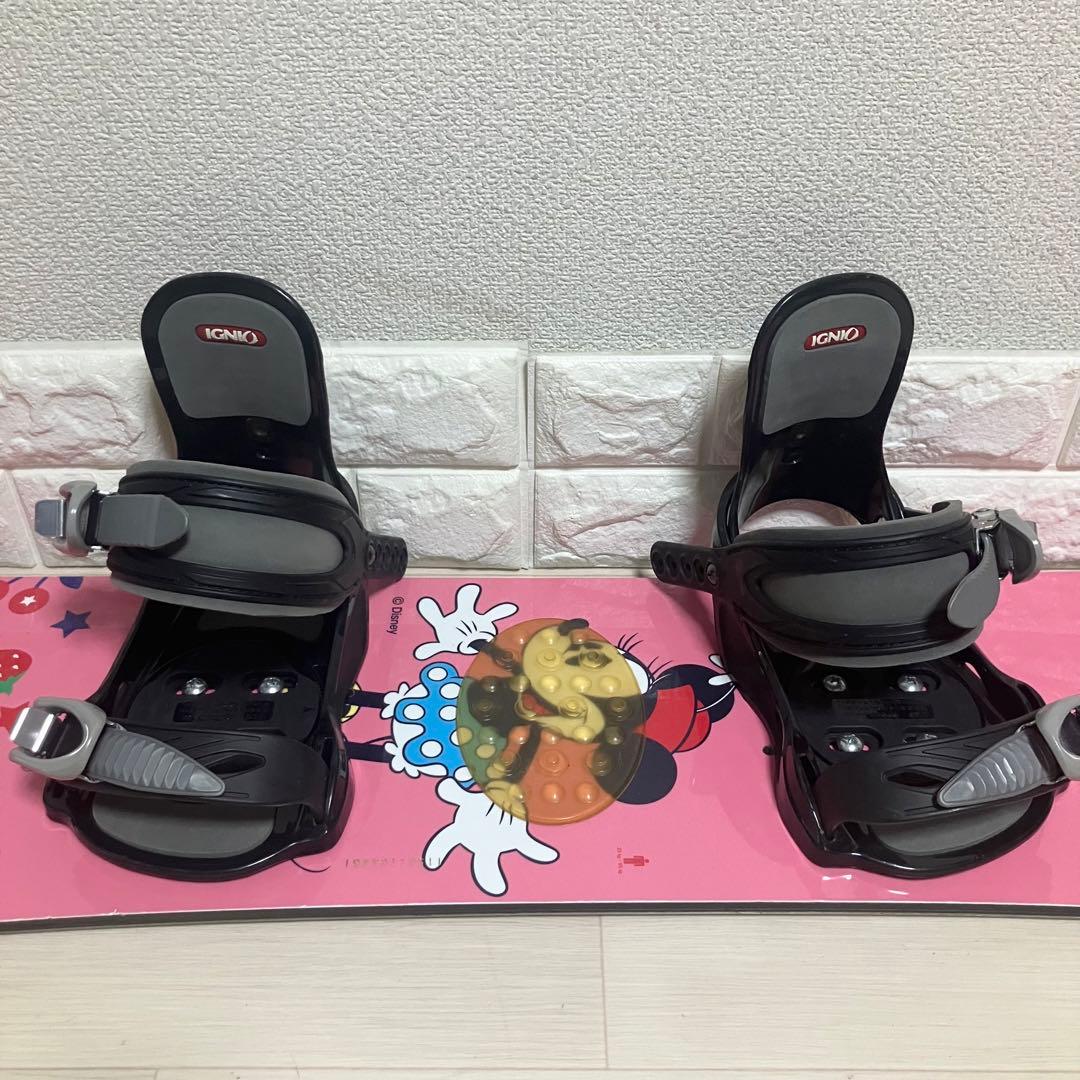 115cm/Hart ハート ディズニーコラボ ミニーマウス スノーボードセット