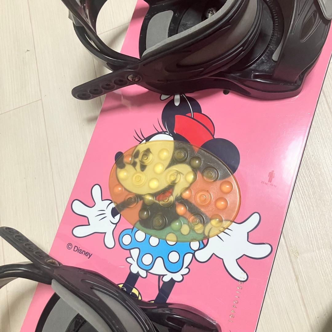 115cm/Hart ハート ディズニーコラボ ミニーマウス スノーボードセット