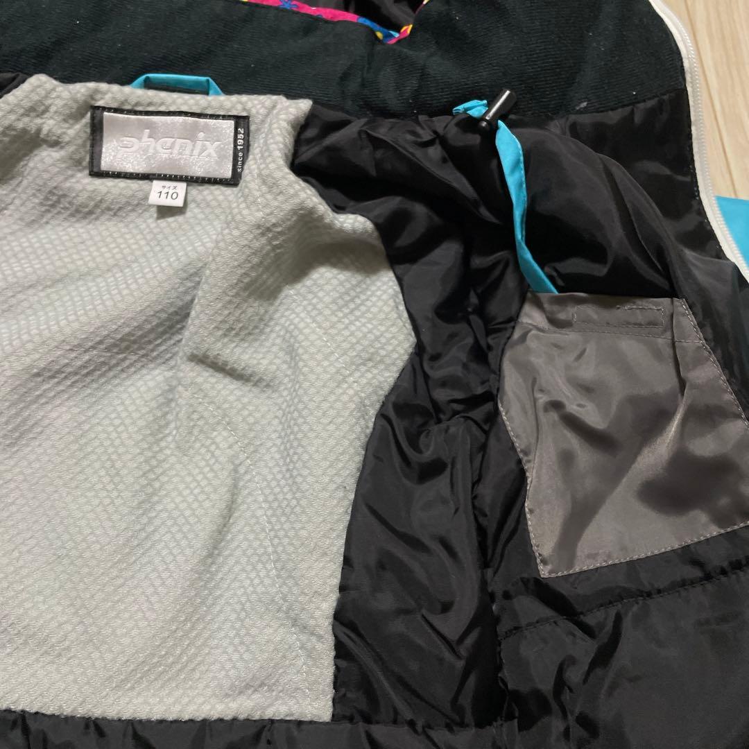 【美品】phenix キッズ　スキーウェアー　スノボウェアー　110cm