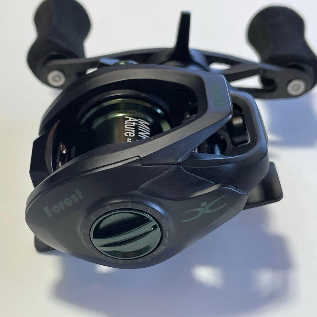 超小型　ベイトフィネスリール　フォレスト　エルブス　左ハンドル　替スプール付