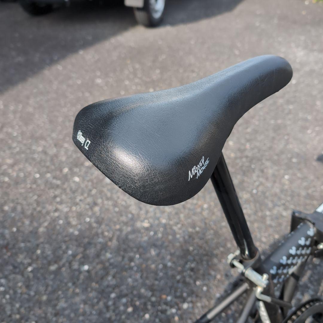 【手渡し限定】ミッキーの折りたたみ自転車